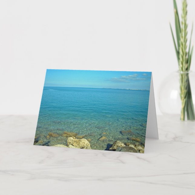 Bermuda Blue Green Waters Card (Front)