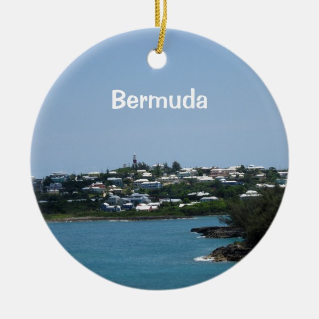 Bermuda Ceramic Ornament (Front)