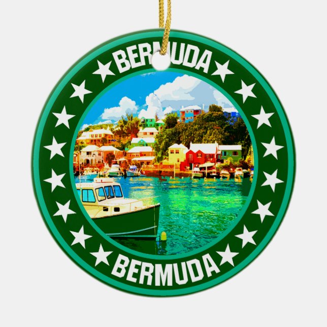 Bermuda                                            ceramic ornament (Front)
