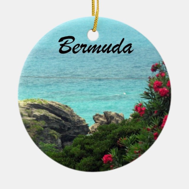 Bermuda Ceramic Tree Decoration (Front)