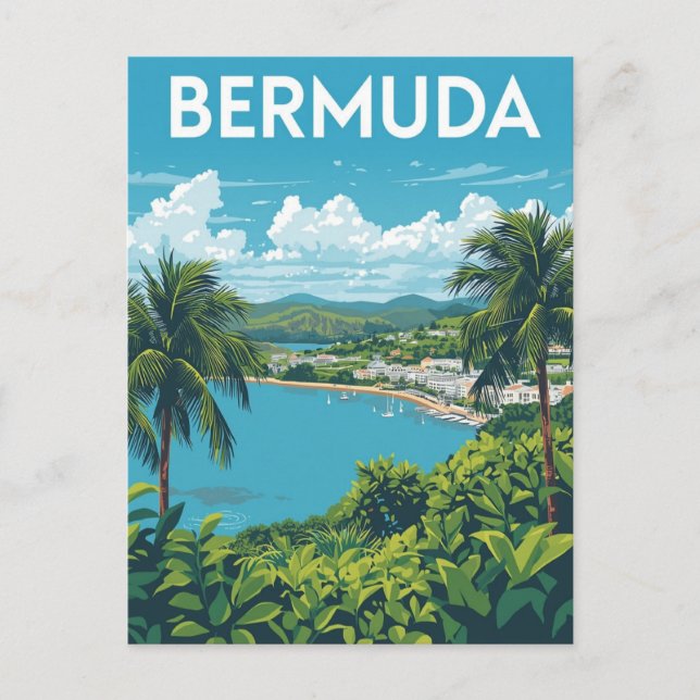 Bermuda: Coastal Vista Postcard (Front)