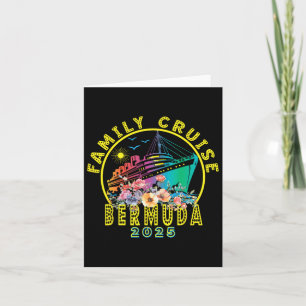 Bermuda Cruise 2025 Family Trip Friends Group Vaca Card