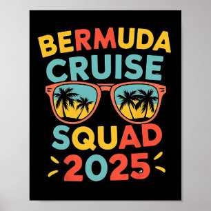 Bermuda Cruise 2025 Vacation Trip Matching Family Poster