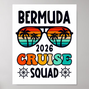 Bermuda Cruise 2026 Vacation Trip Matching Family Poster