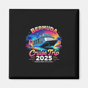Bermuda Cruise Trip 2025 Sunset Vacation Gift 1  Magnet