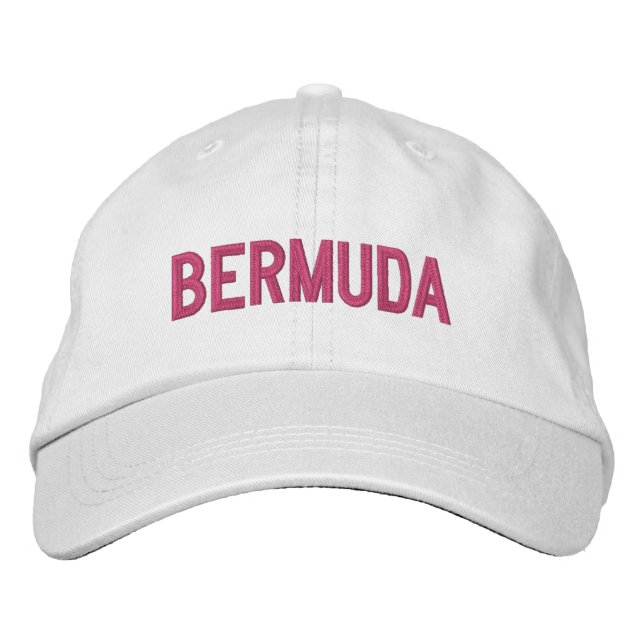 BERMUDA EMBROIDERED HAT (Front)