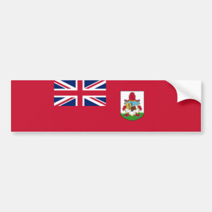 Bermuda Flag (Bermudian) (Caribbean Islands) Bumper Sticker