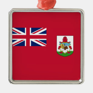 Bermuda Flag (Bermudian) (Caribbean Islands) Metal Ornament