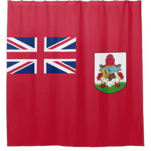 Bermuda Flag (Bermudian) (Caribbean Islands) Shower Curtain