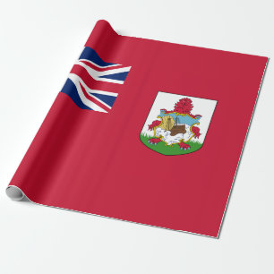 Bermuda Flag (Bermudian) (Caribbean Islands) Wrapping Paper
