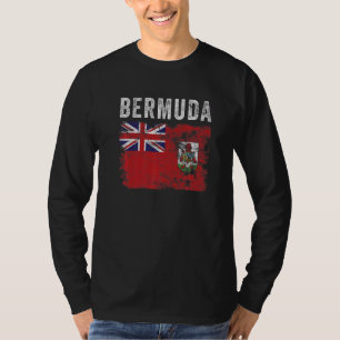 Bermuda Flag Distressed Men Women Kids Bermudian T-Shirt