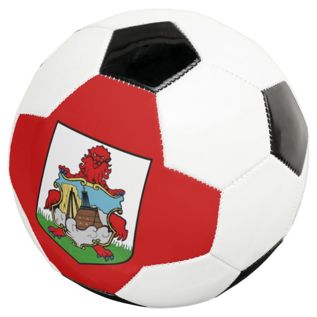 bermuda flag soccer ball (Three Quarter)