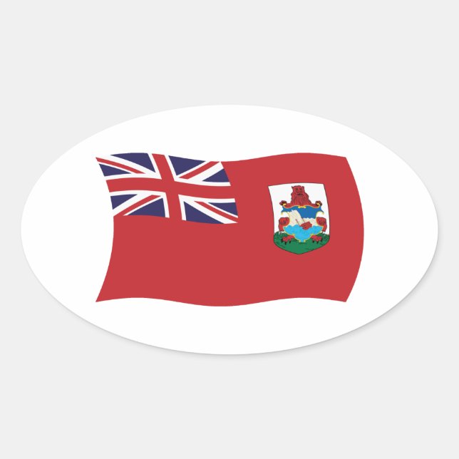 Bermuda Flag Sticker (Front)