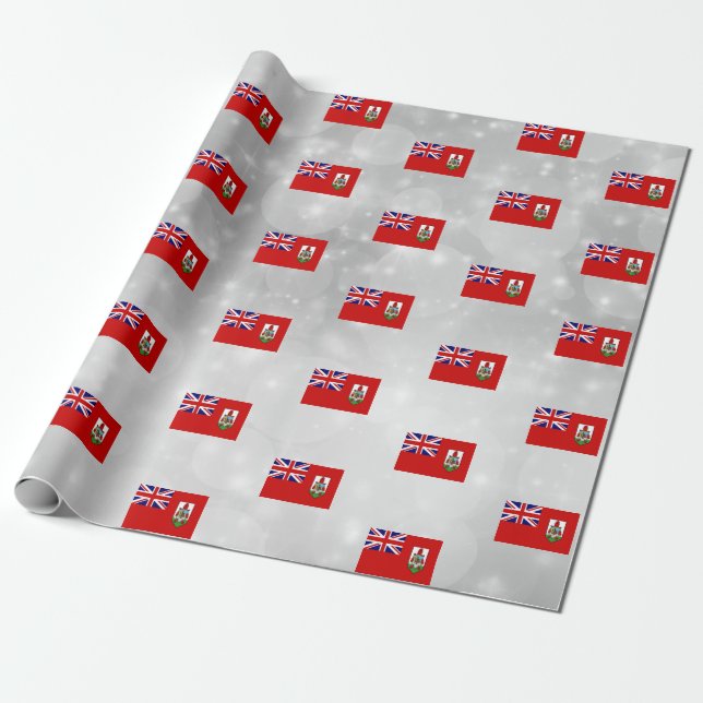 Bermuda Flag Wrapping Paper (Unrolled)
