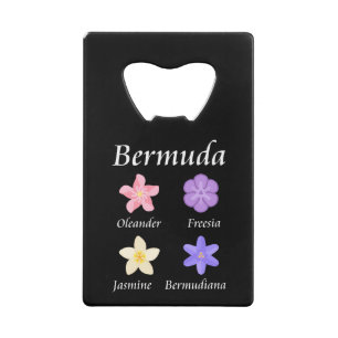 Bermuda Flower Icons Named Colour