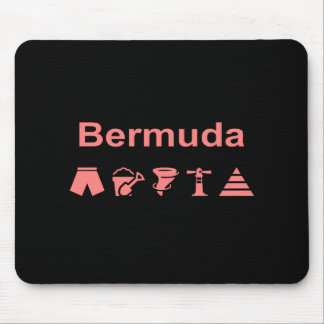 Bermuda Icons Dark Colour Mouse Pad