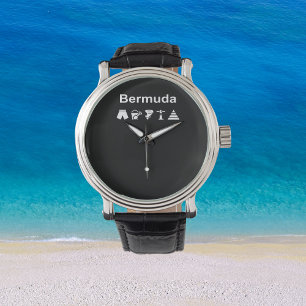 Bermuda Icons Monotone Dark Watch