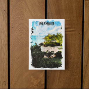 Bermuda Islands Tropical landscape Postcard