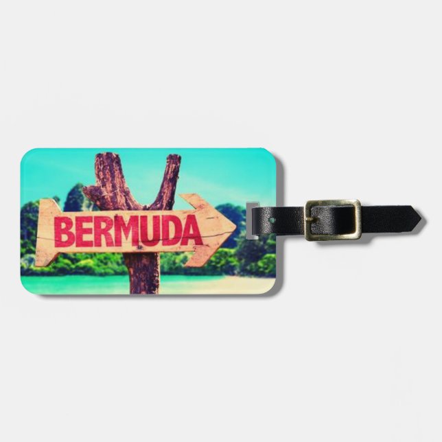 Bermuda Luggage Tag (Front Horizontal)