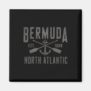 Bermuda North Atlantic Ocean Nautical Anchor Sailo Magnet