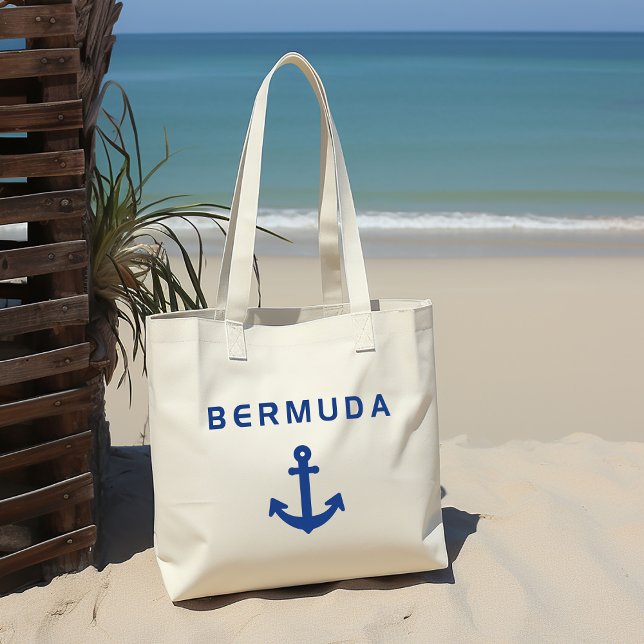 Bermuda Old Anchor for Sailing Light-Colour Tote Bag (Creator Uploaded)