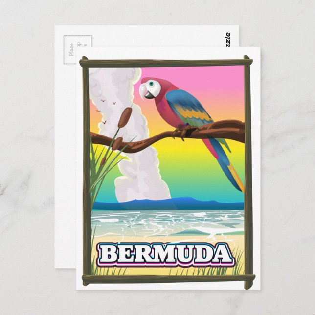 Bermuda Paraside. Postcard (Front/Back)