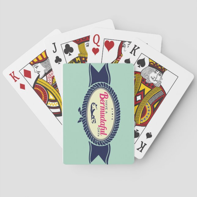 Bermuda playing cards (Back)