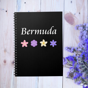 Bermuda Pretty Flower Icons Colour Notebook