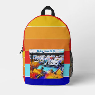 Bermuda Printed Backpack