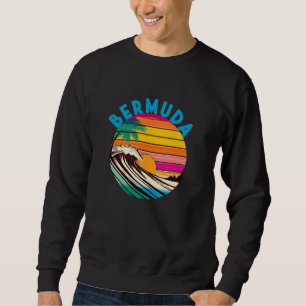 Bermuda Retro 1980s Style Beach Sweatshirt