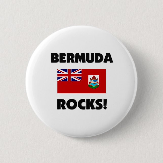 Bermuda Rocks 6 Cm Round Badge (Front)