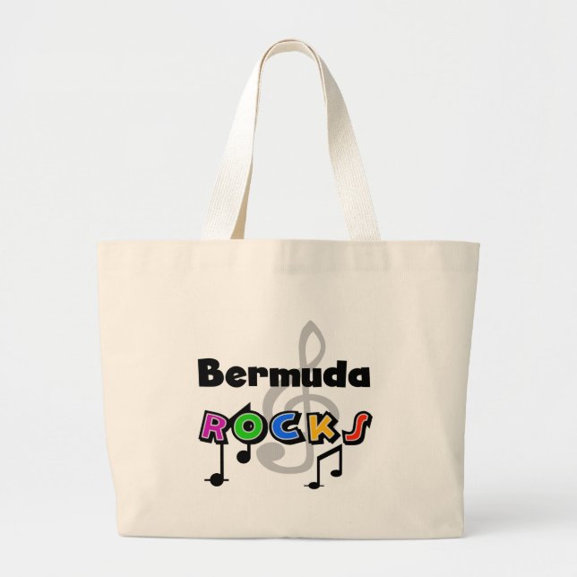 Bermuda Rocks Large Tote Bag (Front)