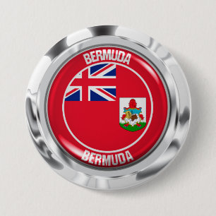 Bermuda Round Emblem 7.5 Cm Round Badge