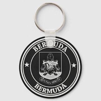 Bermuda Round Emblem Key Ring