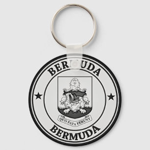 Bermuda Round Emblem Key Ring