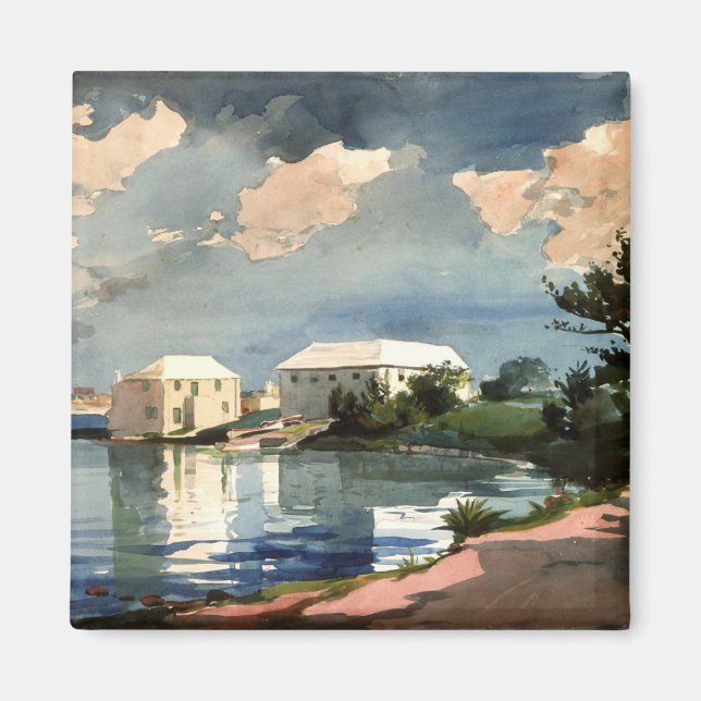 Bermuda, Salt Kettle artwork Magnet (Front)