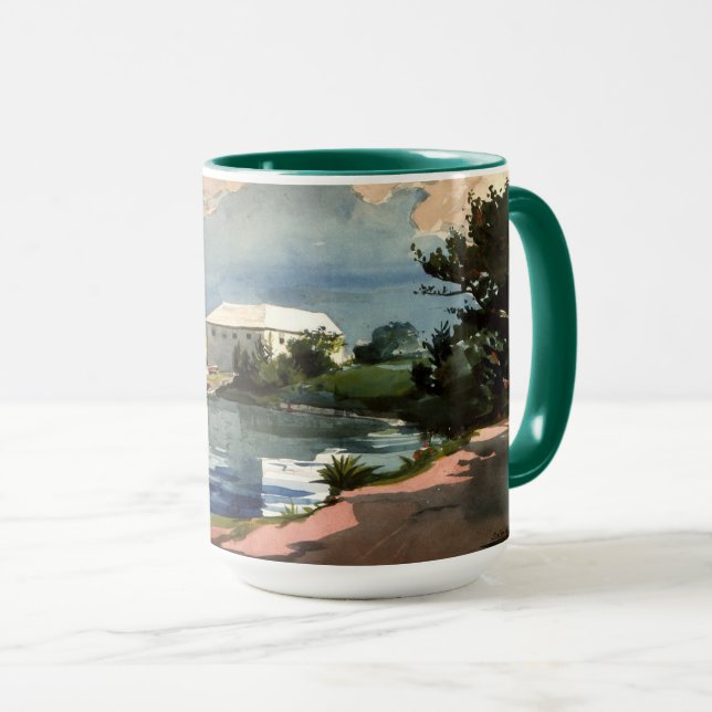 Bermuda, Salt Kettle artwork Mug (Front Right)