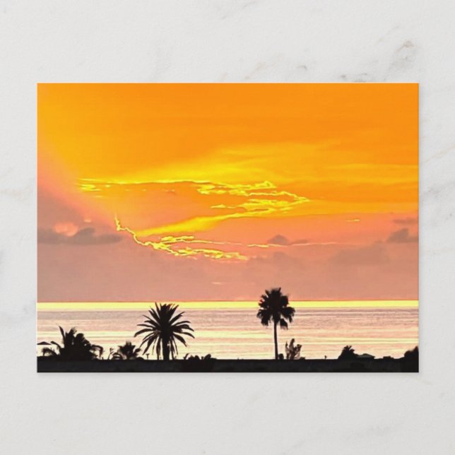Bermuda Sunset Postcard (Front)