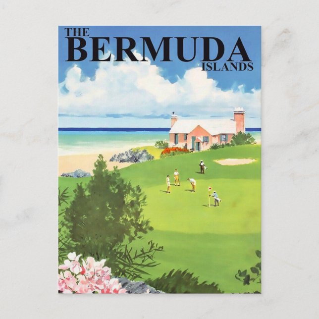 Bermuda Travel Postcard (Front)