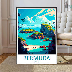 Bermuda Travel Print Wall Art Bermuda Wall Hanging