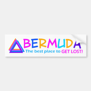 BERMUDA TRIANGLE bumpersticker Bumper Sticker