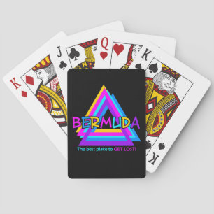 Bermuda Triangle custom playing cards