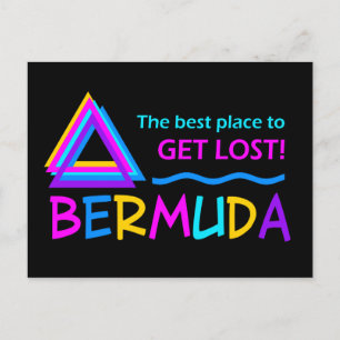 BERMUDA TRIANGLE postcard - customise