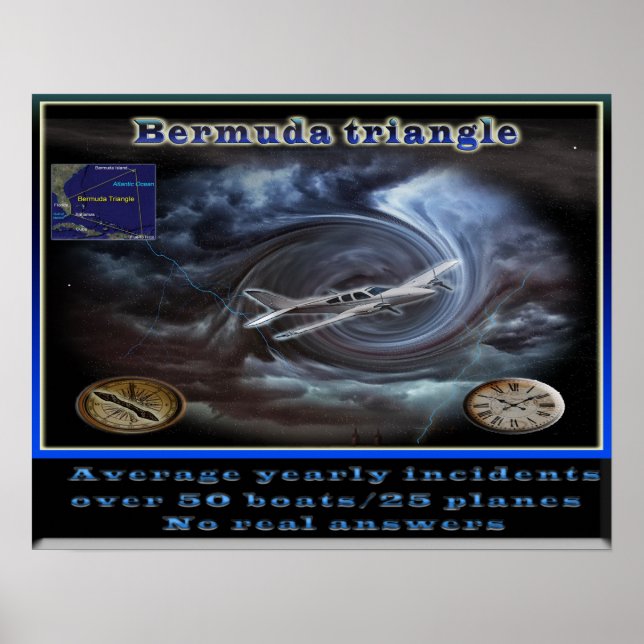 Bermuda triangle poster (Front)