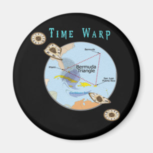 Bermuda triangle time warps magnet