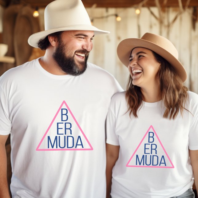 Bermuda Triangle with Modern Text Inside T-Shirt (Creator Uploaded)