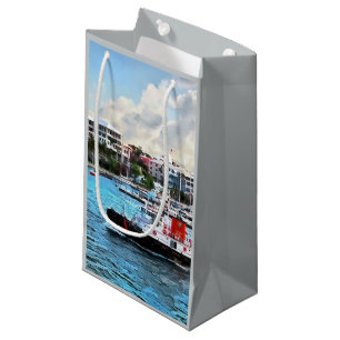 Bermuda - Tugboat Going Into Hamilton Harbour Small Gift Bag