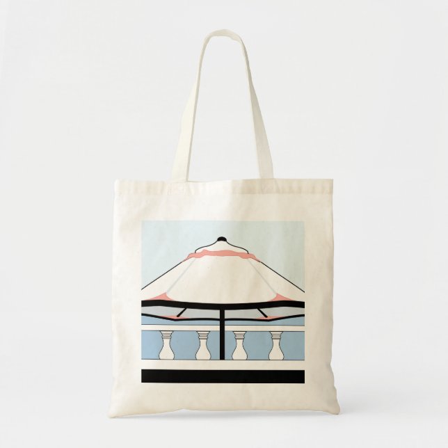 Bermuda Umbrella Tote Bag (Front)