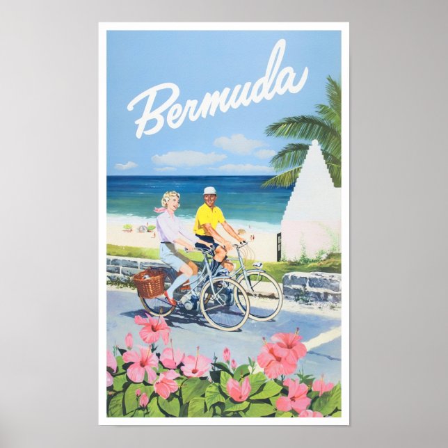 Bermuda vintage travel poster (Front)