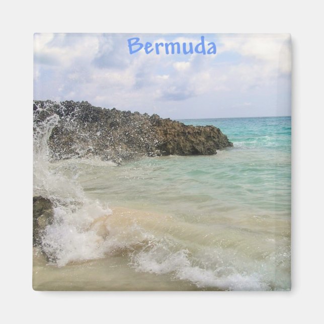 Bermuda Wave Picture by Celeste Sheffey Magnet (Front)